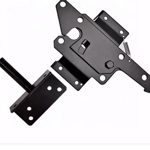 Hoone Heavy Duty Gravity Security Latch Galvanized Gate Latch Self Locking Automatic for Wooden Fences Metal Gate Door