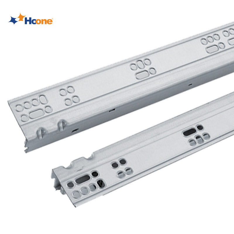 Hoone Rieles Push To Open Soft Close Under Mount Drawer Slide Rail Telescopic Kitchen Drawer Undermount Drawer Slide Track