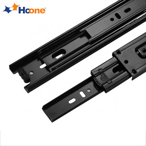 Hoone Cheap Galvanize Slideway Rails Furniture Hardware Accessories Ball Bearing Telescopic Channel Drawer Slides