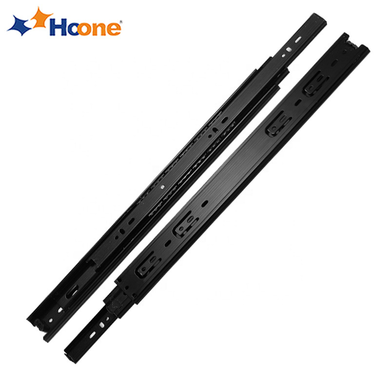 Hoone Cheap Galvanize Slideway Rails Furniture Hardware Accessories Ball Bearing Telescopic Channel Drawer Slides