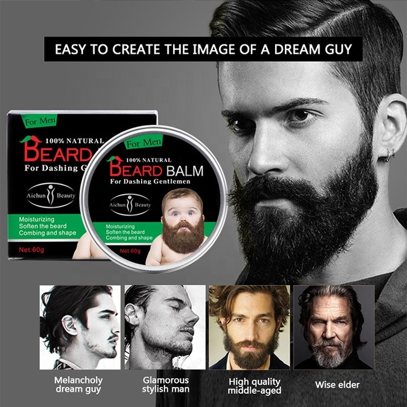 Wholesale Beard Balm Private Label Container Top Selling Beard Balm Men's Beard Care