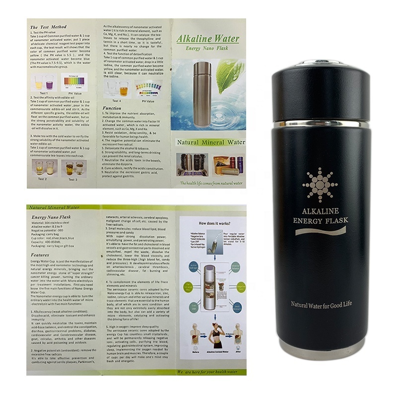 China manufacturer alkaline antioxidant water hydrogen water cup  kangen alkaline water ionizer machine