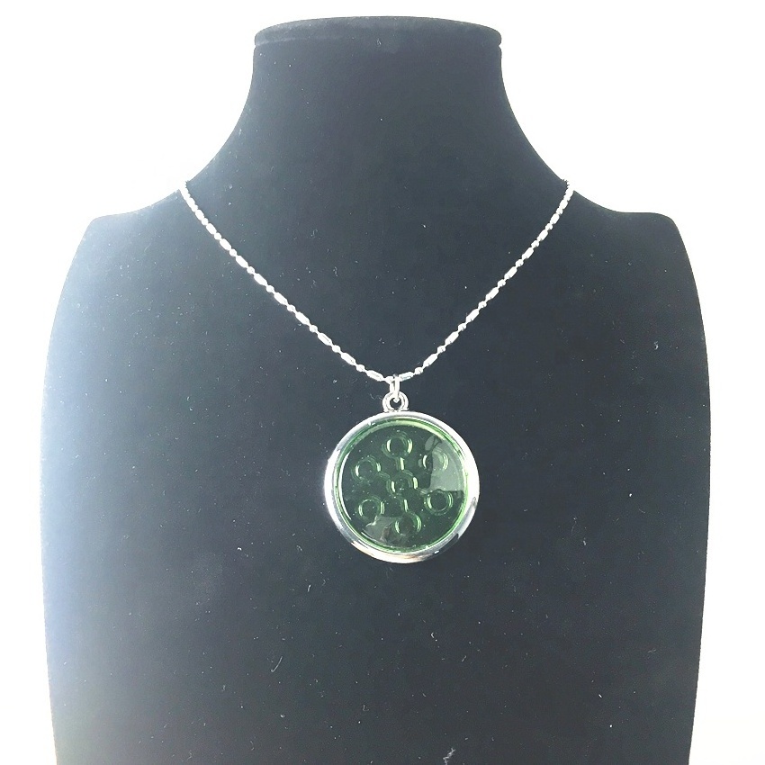 KALUNG energy pendant Factory price 5000ions health care bio scalar glass chi pendant 2 negative ion with necklace OEM Logo .