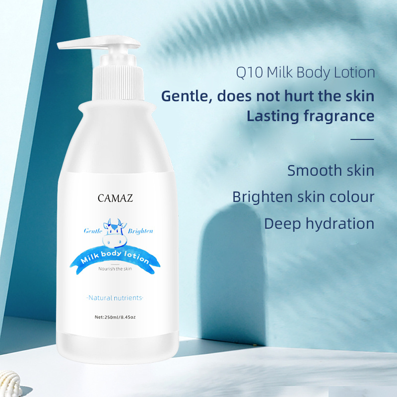 Skin whitening body lotion with milk Fragrance Moisturizing Nourishing skin prevent drying deep hydration Refreshing body lotion