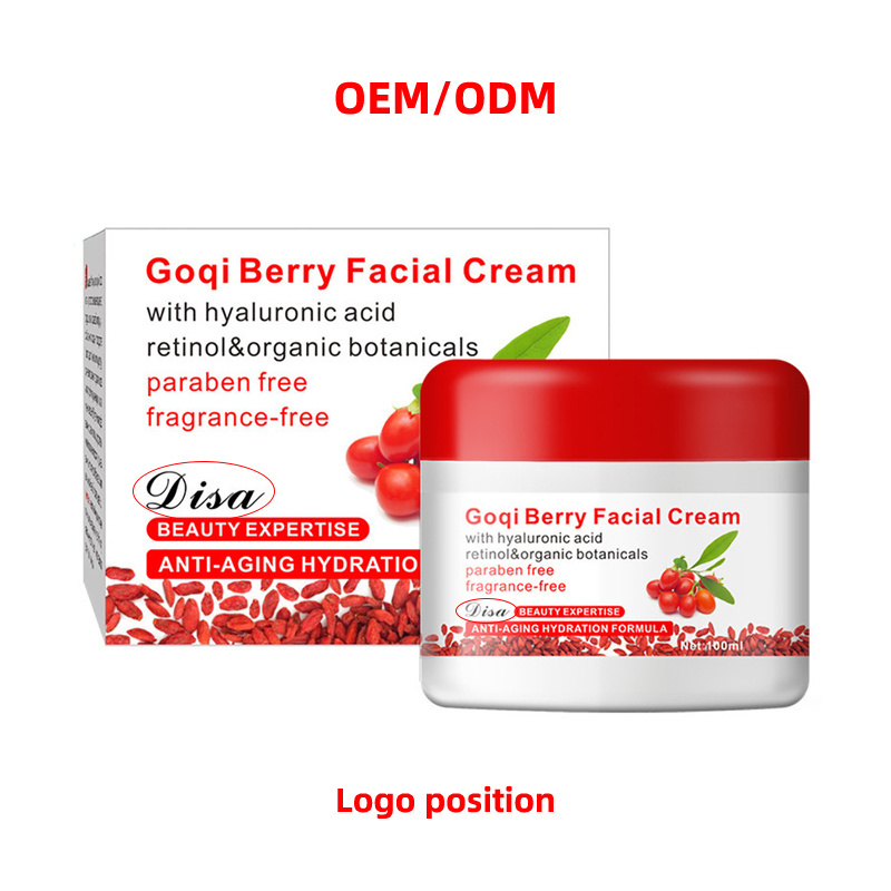 Private Label Goqi Berry Facial Cream Skin Care Moisturizer Face Cream