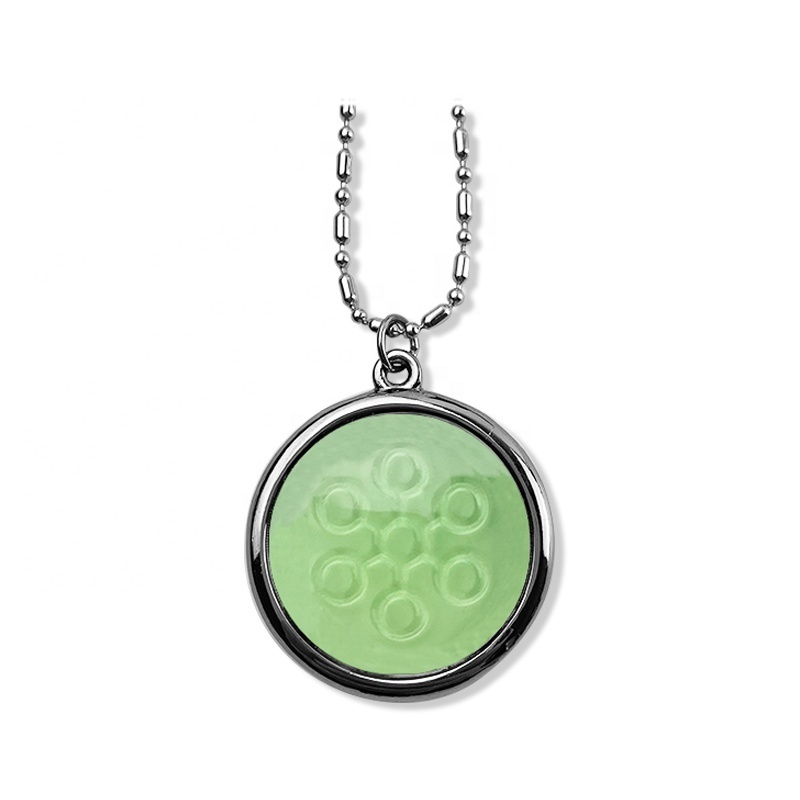 Factory price 6000ions level  green Chi Pendant 2 alpha spin disc pendant ,quantum energy necklace chi pendant 3 with box pack