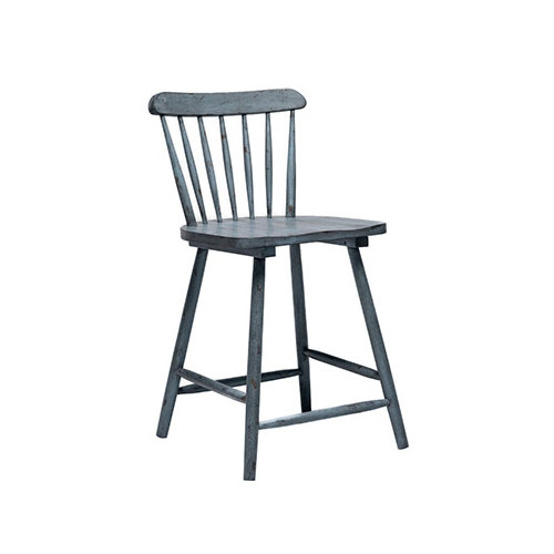 Modern High Chair Windsor Bar Stool Wholesales Supplier Corinthian with Solid Rubber Wood Seat Bar Furniture