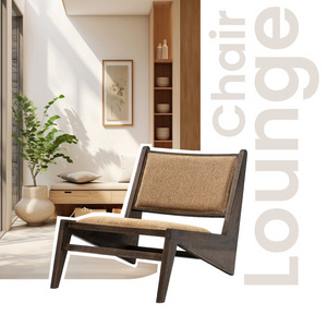 Low Seat Ergonomic Design Lounge Chair Comfy Chair for Living Room Bedroom Balcony Reading