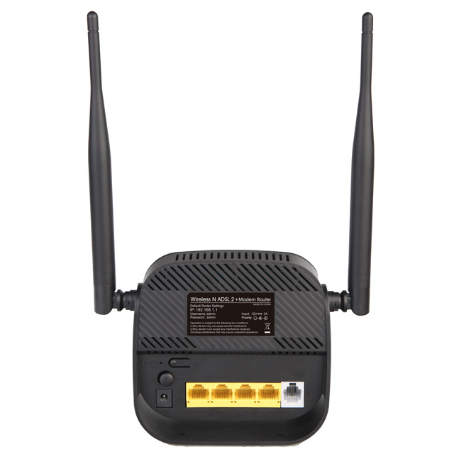 300Mbps ADSL Wireless N adsl2+ wifi router modem with wps