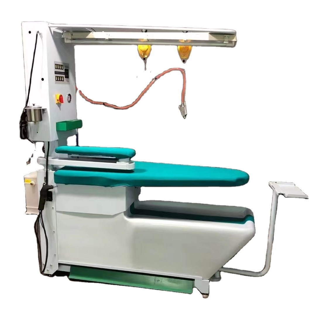 HOOP cloth folding and ironing machine fully automatic iron press table steam with boiler