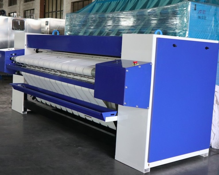 HOOP industrial hotel linen ironing folding machine for hospital hotel and laundry factory