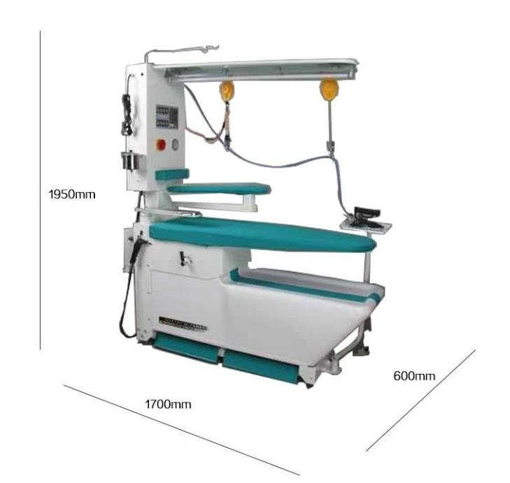 HOOP cloth folding and ironing machine fully automatic iron press table steam with boiler