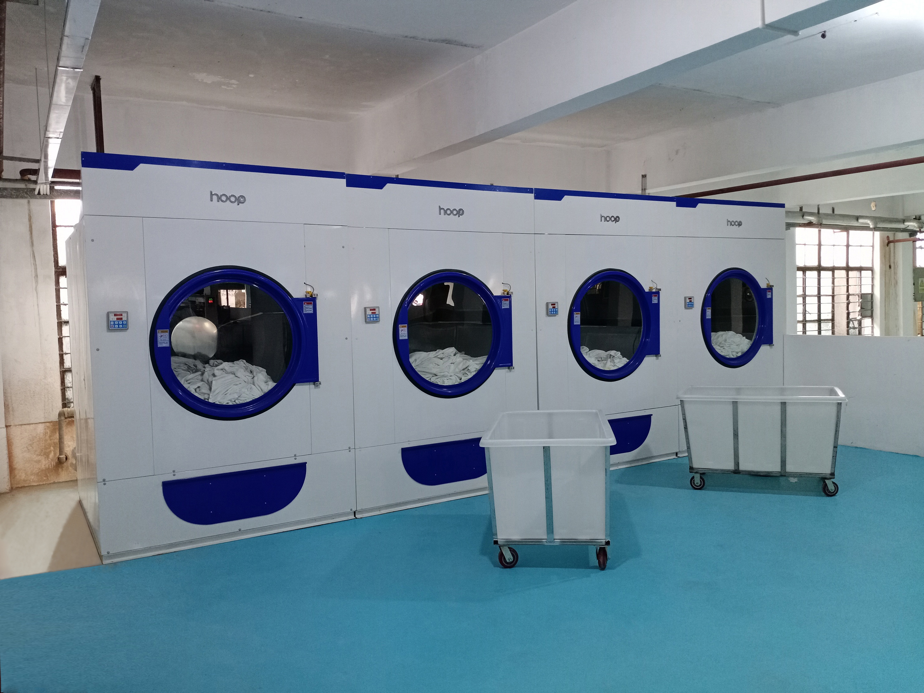 Hoop Industrial Dryer Laundry Drying Machine for hotel for hospital ironing and folding machine laundry