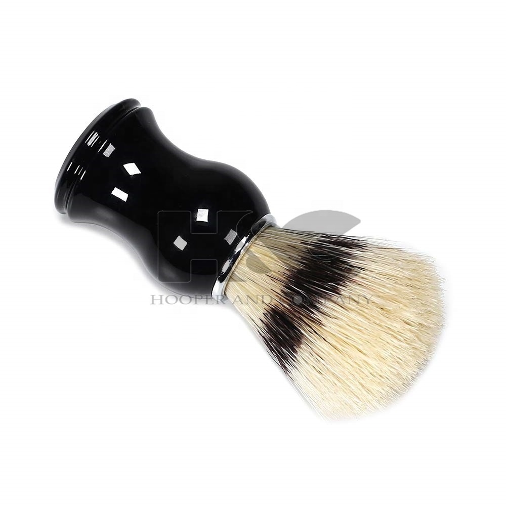 Wholesale High Quality Boar Hair Bristle Beard Brush for Men Custom Wood Logo Pcs Package Handle YAQI Accept Material Origin HEB