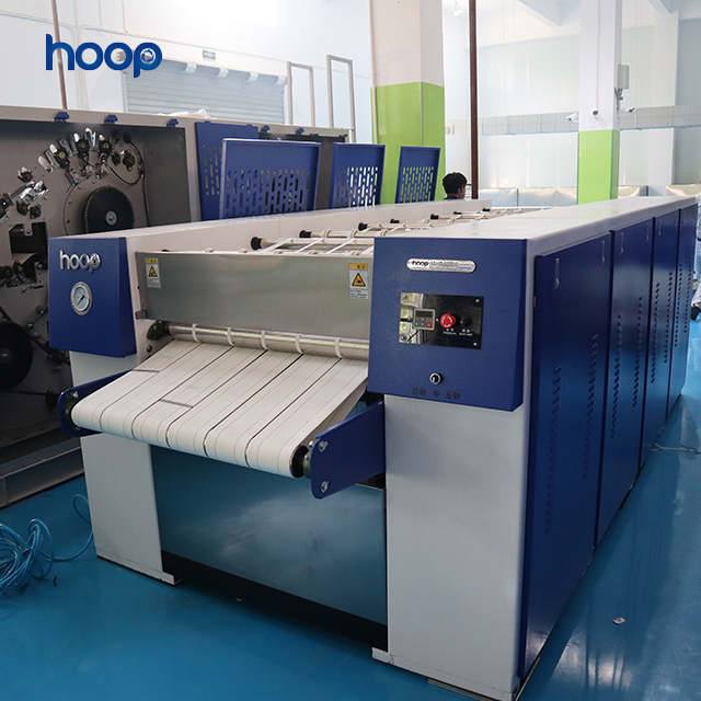 HOOP  YZ-800/5  Commercial laundry folding table sheets folding machine, towel folder, pillow case, etc.