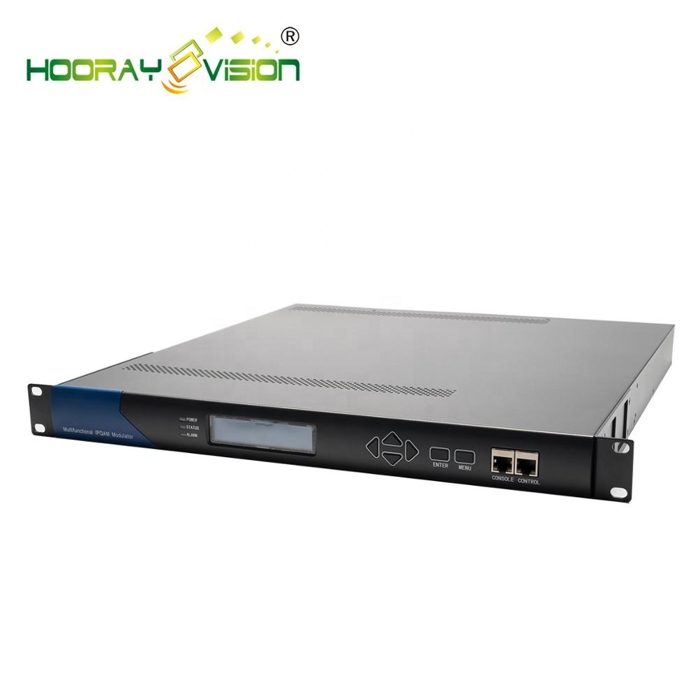 48RF  DVB-C IP QAM Modulator With Multiplexer Scrambler All In One for digital tv headend system