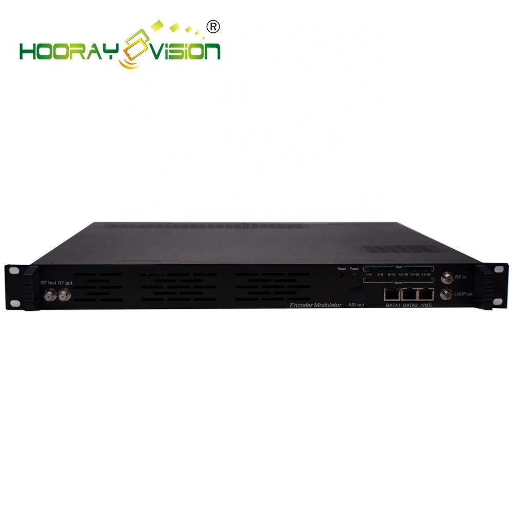 HEM-2124 hd dvb-c dvb-t encoder modulator 4 in 1 qam modulator