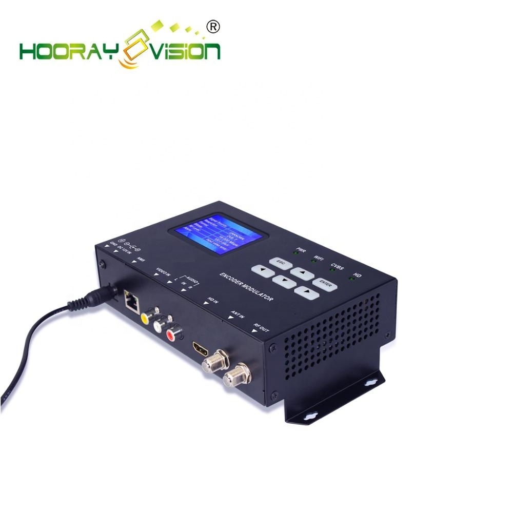 HEM-1011 HD AV CVBS input dvb-c dvb-t isdb-t encoder modulator