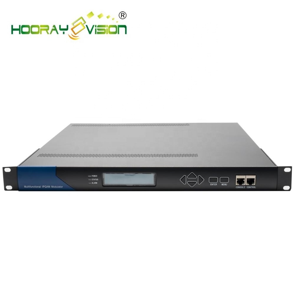 HDQ-5016 16 in 1 RF DVB-C IP QAM Modulator with scrambler