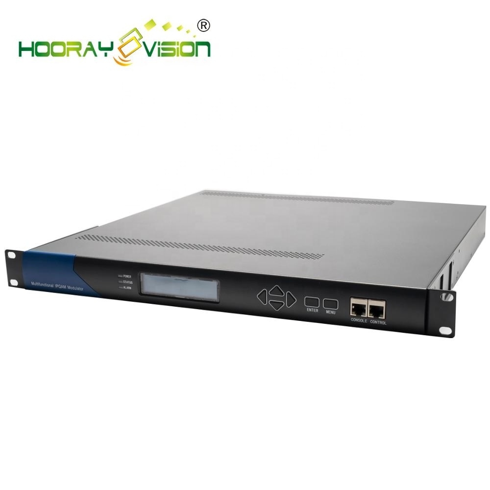 HDQ-5016 16 in 1 RF DVB-C IP QAM Modulator with scrambler