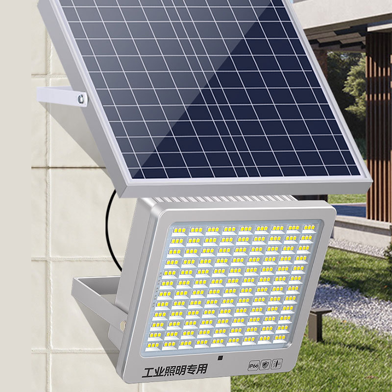 65W 324LED Industrial Light Portable High Power IP66 Solar Projector Led Outdoor Waterproof Floodlights