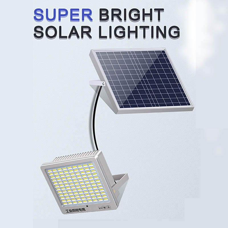 65W 324LED Industrial Light Portable High Power IP66 Solar Projector Led Outdoor Waterproof Floodlights