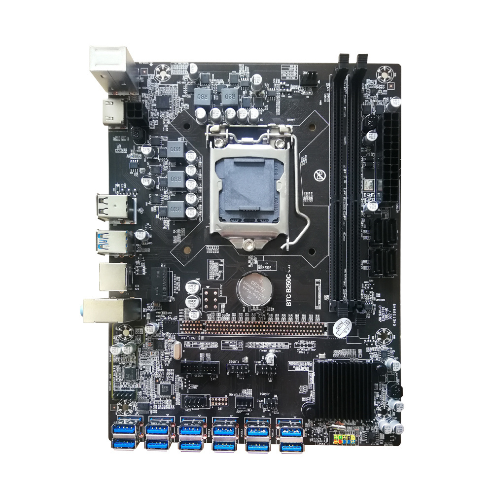 ICOOLAX OEM LGA1700 B250 Gen Intel Raptor Lake-S i3 i5 i7 i9 DDR5 8K X86 LVDS Industrial Mini ITX Motherboard with Processor