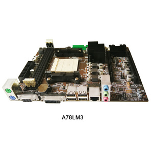 ICOOLAX Hot Sale Cheap Intel 4th Gen 5th Gen Mini Board Core I3 I5 i7 A78LM3 Processor x86 DDR3 Mini Itx Motherboard For POS ATM