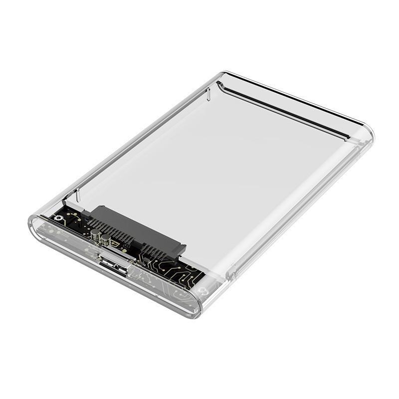 ICOOLAX USB 3.0 Transparent Internal HDD Enclosure SSD Case 2.5'' 128GB 256GB 512GB 1TB 2TB Portable External hard drive 2tb