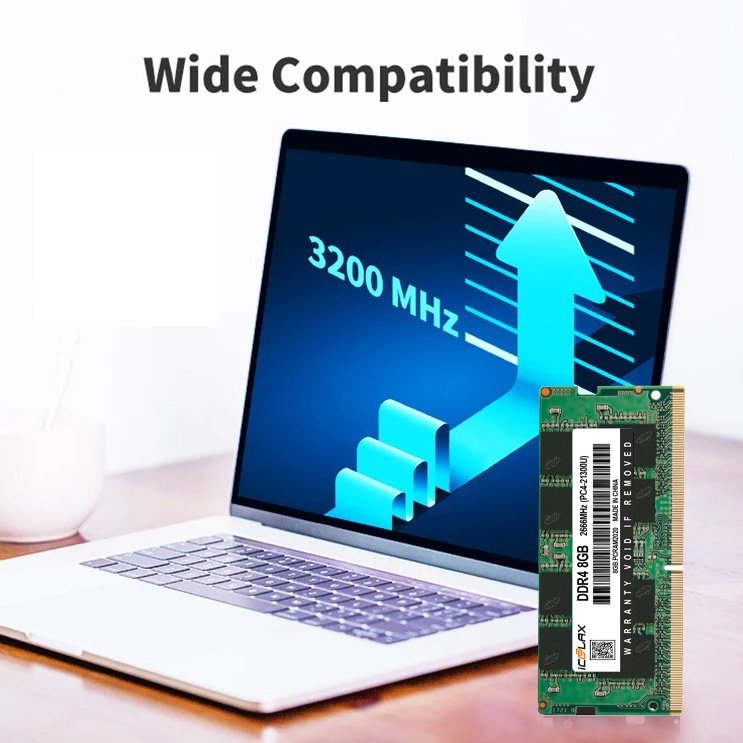 ICOOLAX Most popular ddr 3200 Laptop Notebook Memory rams 4GB 8GB 16GB 32GB 3200MHz memoria ram ddr4