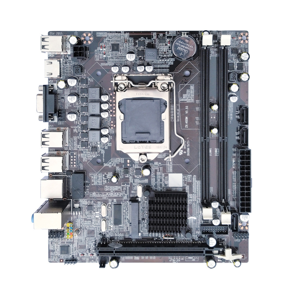 ICOOLAX ATX Type Integrated i7 i5 i3 Processor h55 lga1156 computer motherboard