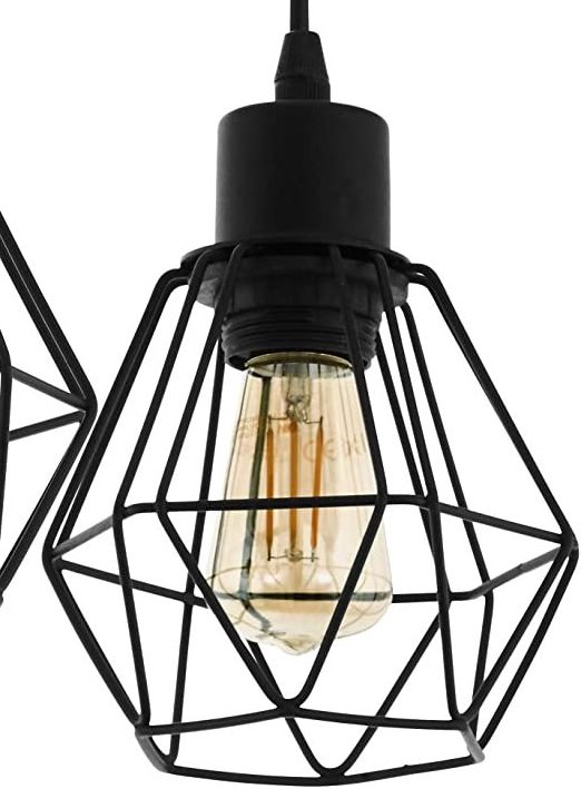 HOOYI Retro Light Wooden Pendant Lamp Vintage Industrial Lamp Loft Lamps Hanging Metal LED Black 80 Lampade Legno Design 1200