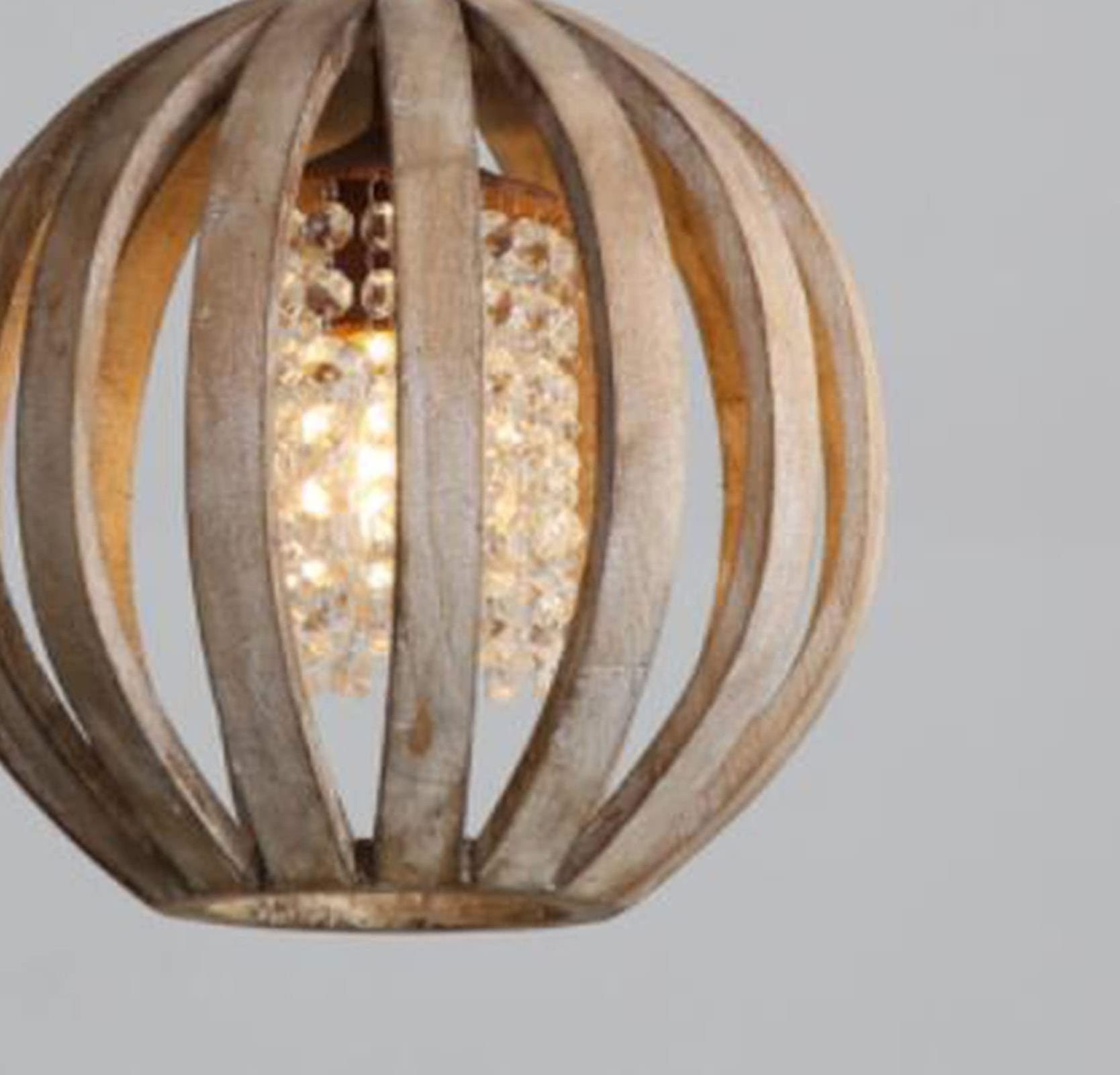 Antique Retro Farmhouse Chandelier Hanging Ceiling Light rust wood pendant light for Dining Room