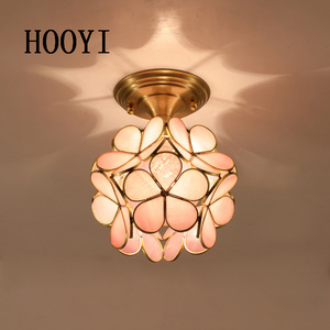 HOOYI Newly Modern Creative Crystal Ceiling Lamp Luxury Aisle Light Corridor Porch Entrance Hall Lighting for Home Indoor Decor