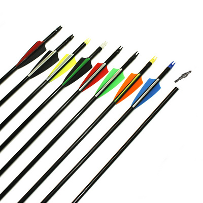 31 Inches Fiberglass Arrow Spine 700 Diameter 7mm for Recurve Bow Long Bow Practice Archery Hunting Shooting