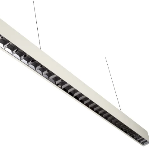 Super bright led shop light lens 30W 36W 48W 60W Ceiling office surface pendant linear led batten Suspend Linkable light fixture