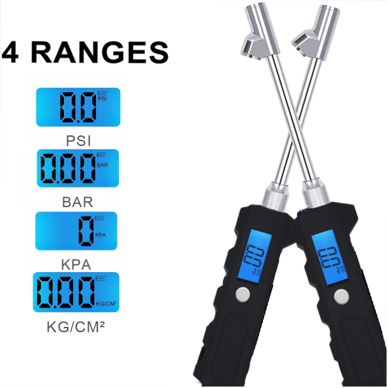 New Car Truck Heavy Duty Digital Tire Pressure Gauge 3-230 PSI High Accuracy with LED Light