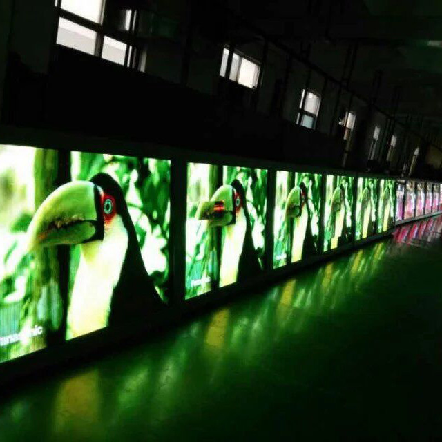 Ticker selling display 8mm Full color rental LED display P8 outdoor with back door cabinet,sending card,receive card