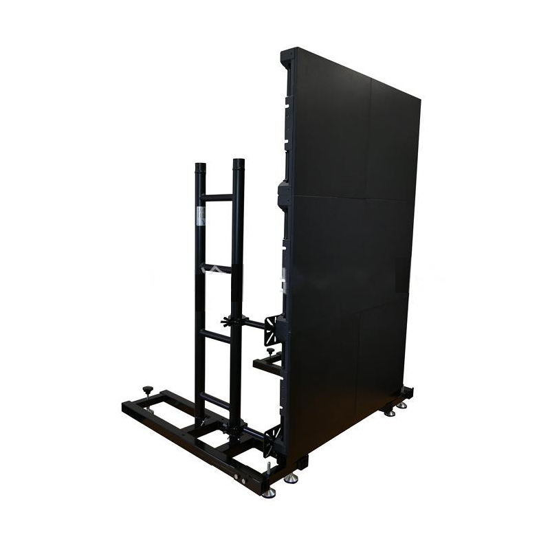 LED screen back frame aluminum alloy simple display frame black light frame heavy base for 3 * 2m LED screen