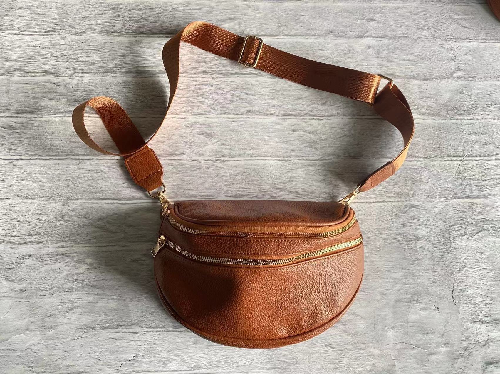 New Belt Fanny Pack Crossbody Leather Savvy Bum Hip Bags For Women