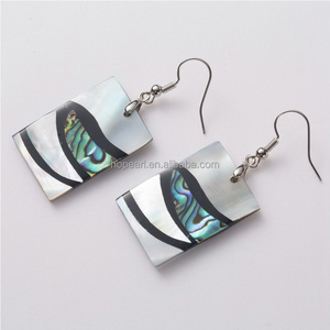 MOP242 Fashion Earring Women Jewelry Paua Abalone Shell Natural