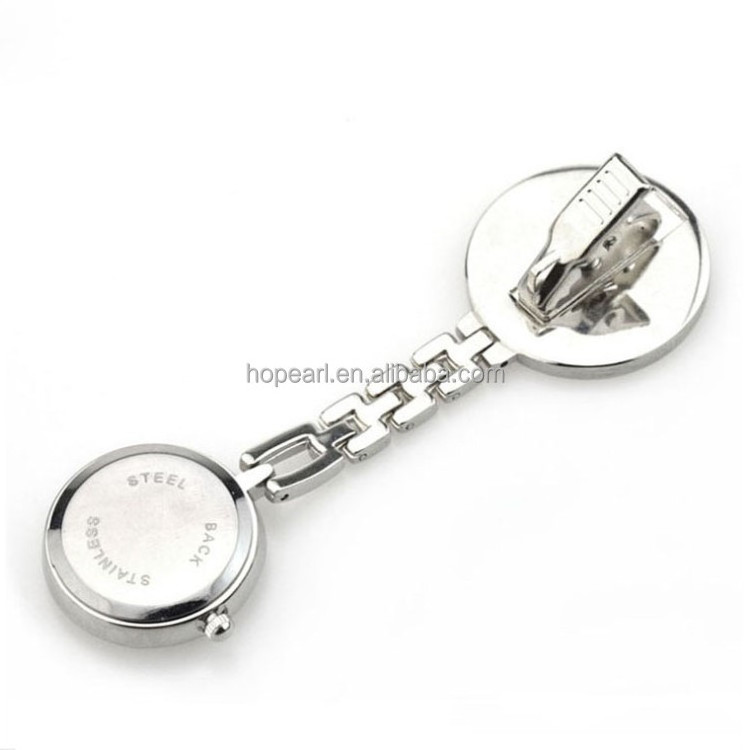 WAH645 Smile Face Nurse Fob Brooch Pendant Pocket Quartz Nurse Watch