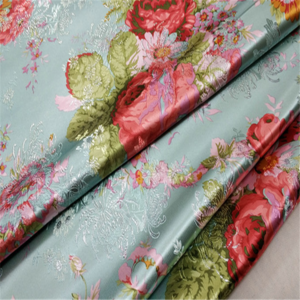 Hot Sale Perfect Quality Competitive Price Wonderful Flower Jacquard Brocade Fabric for Dress