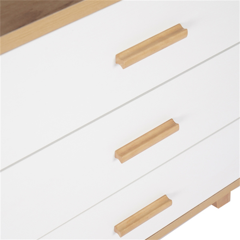 Manufacturer OEM white drawer unit on casters 5 drawer Storage office drawer chest cabinet with wheels