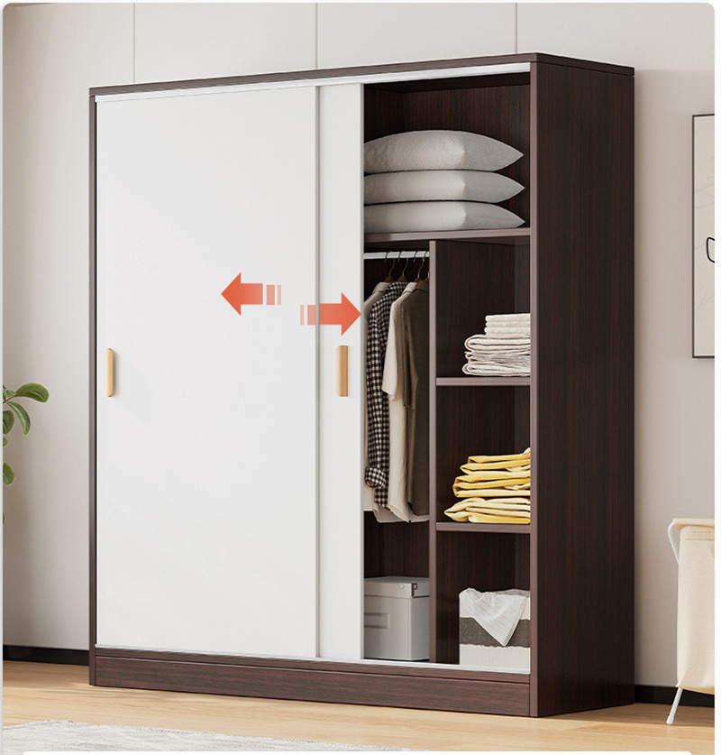 Bedroom Furniture 4 Door Wardrobe 3 Door Hanging Clothes Single Door Panel Cheap Chinese Wedding Free Standing Open