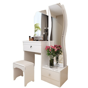 Integrated design of mirror table versatile dresser suitable for various house types environmental protection plate table