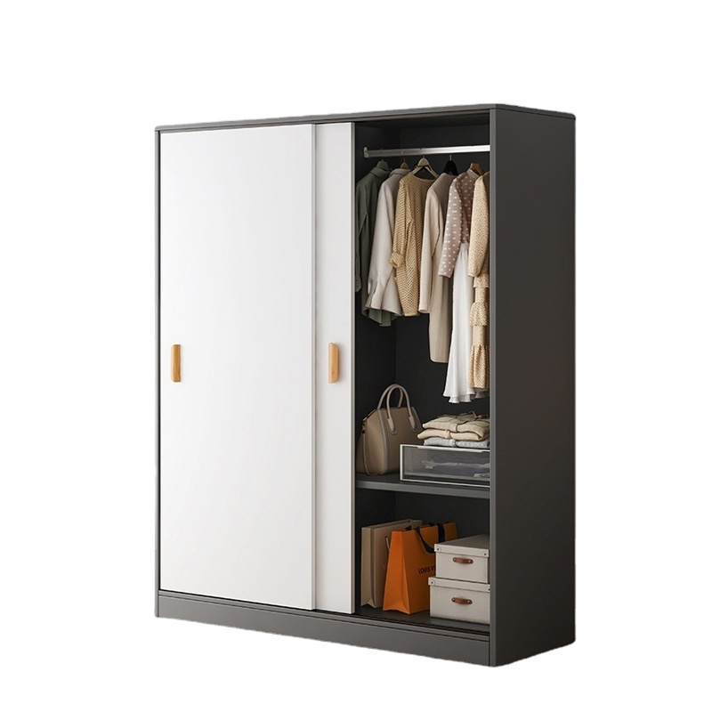 High Quality Wholesale Storage Wardrobe White Particle Board Wardrobe Bed Room Wooden Wardrobe Clothes Organizer