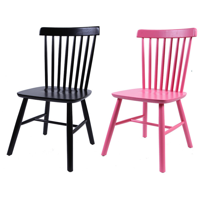 modern solid wooden high back simple antique design cafe hotel salon restaurant party event kitchen wedding windsor dining chair