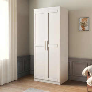 Cheap wardrobe bedroom furniture wood clothes closet three door wooden wardrobe for sale