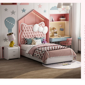 Newly designs house bed toddler solid wood house bed for kids bed house kids